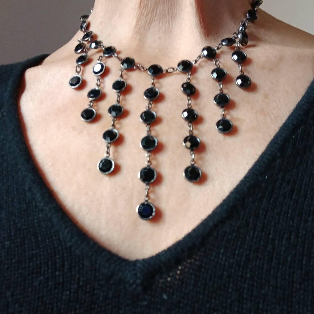 Necklace - Nordstrom's BLACK JET GEMSTONES!